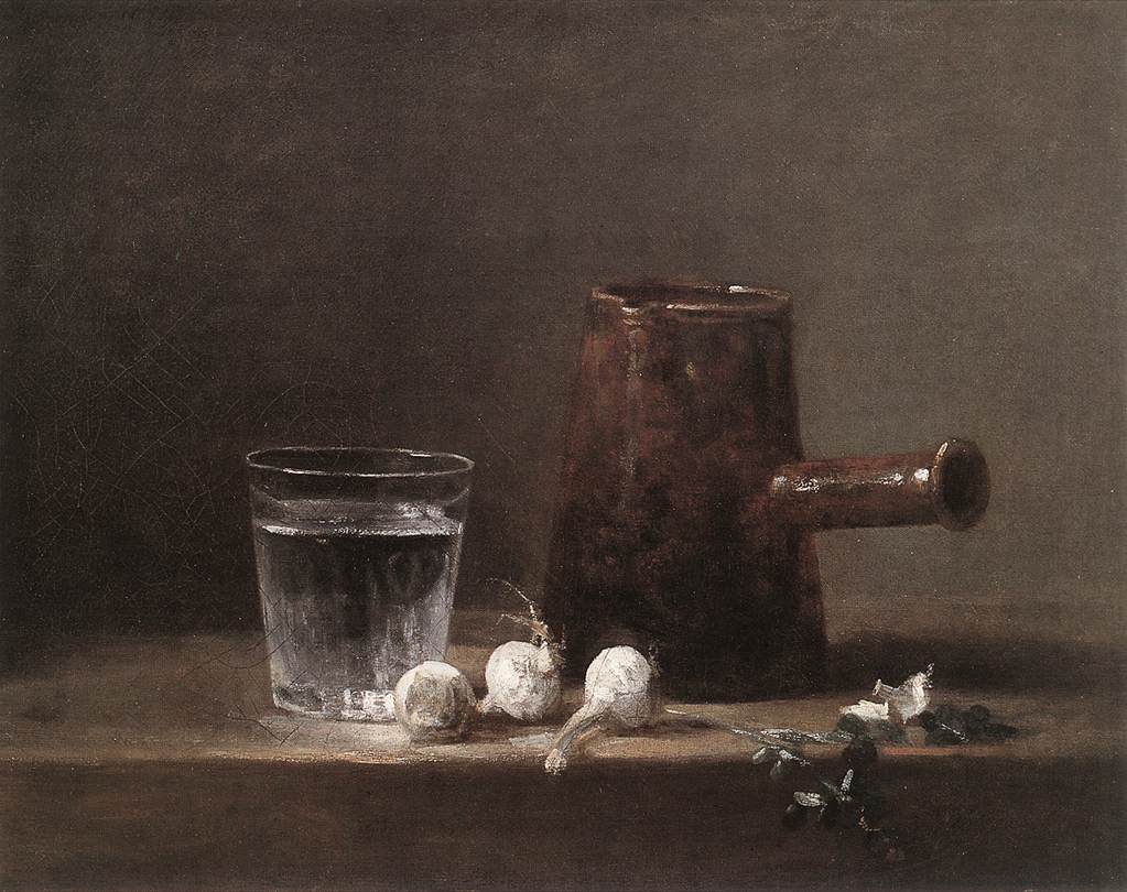 Water Glass and Jug